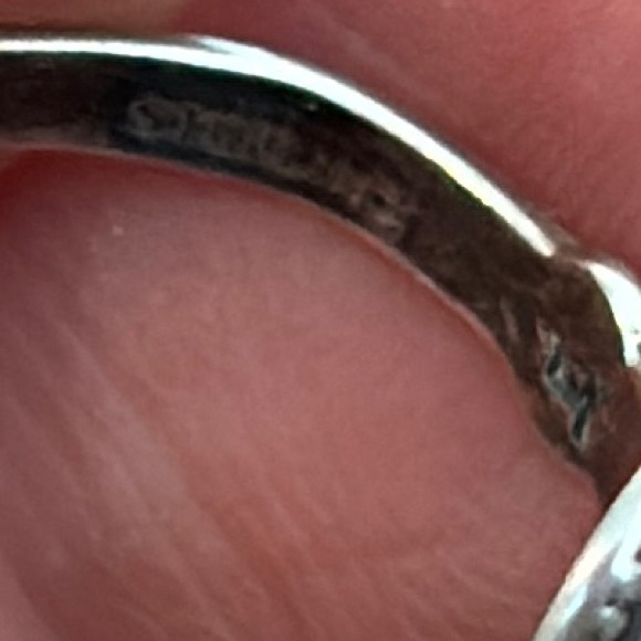 Navajo Sterling Silver ring with turquoise stone size 6.25 in great condition - Picture 4 of 8